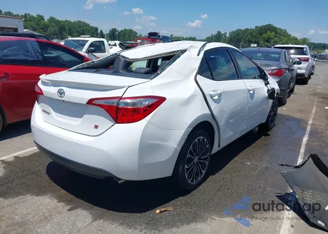 2015 Toyota Corolla L/Le/Le Pls/Prm/S/S Pls from USA, damaged, VIN 5YFBURHE4FP195651